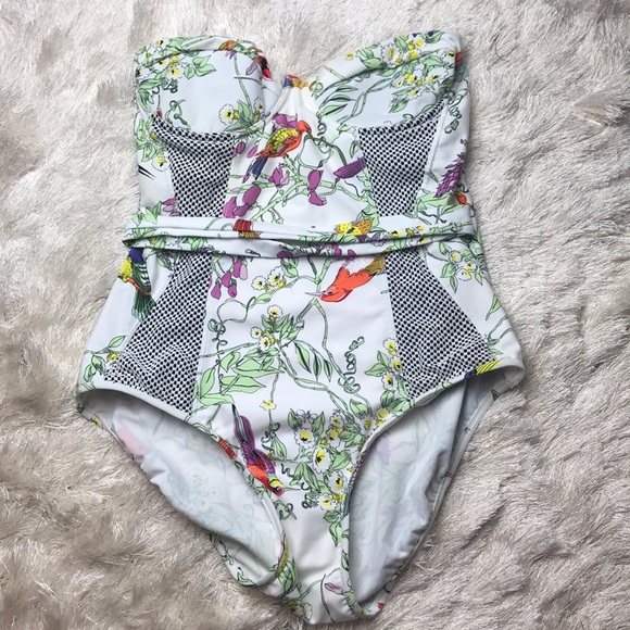 Zimmermann Other - Zimmerman Bird Printed One Piece Bathing Suit